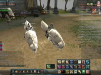 Me and Liz riding mounts for the first time